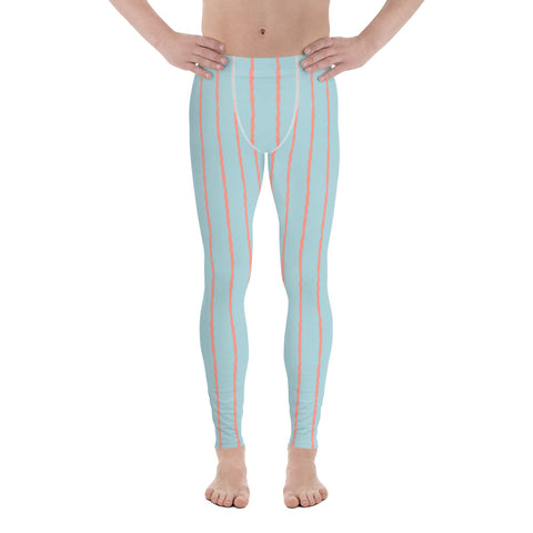 Adult Blue & White Striped Tights