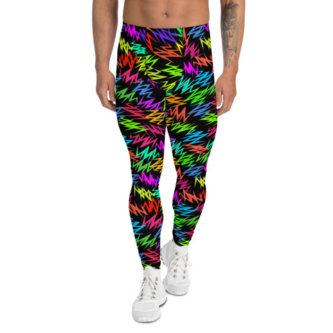 80s Theme Neon Shapes Memphis Style Pattern Leggings for Sale by  HotHibiscus