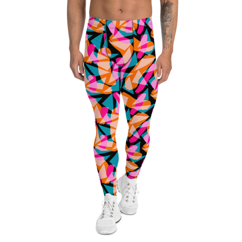 Patterned Men's Leggings  90s Memphis – BillingtonPix