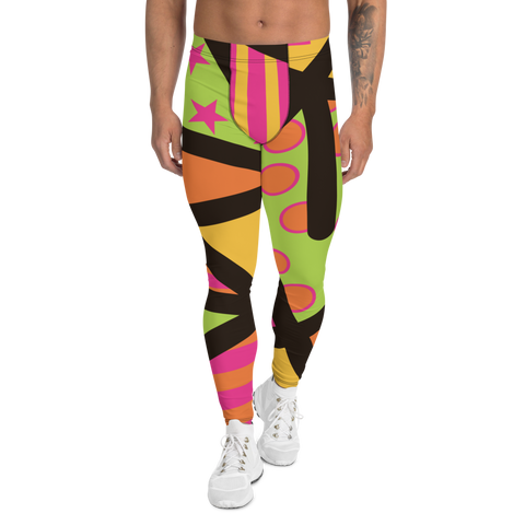 Patterned Men's Leggings  Neon Harajuku – BillingtonPix