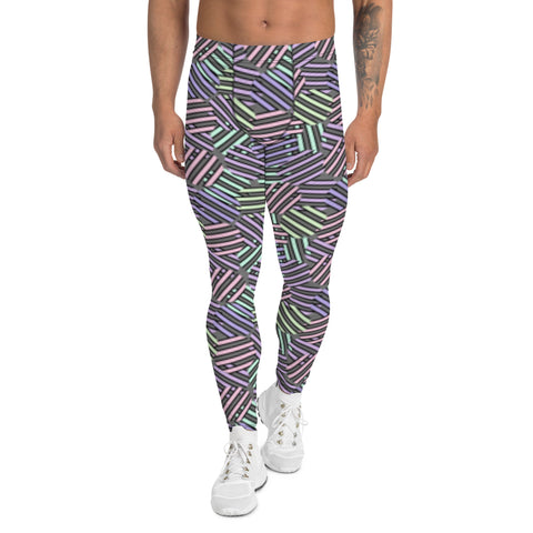 all over print mens leggings white front 6360f863d27c8 large