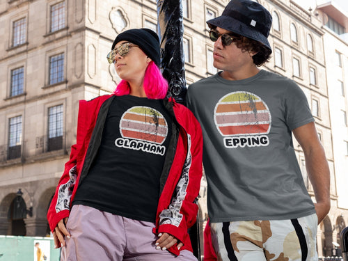 Clapham and Epping Vintage Sunset T-Shirts