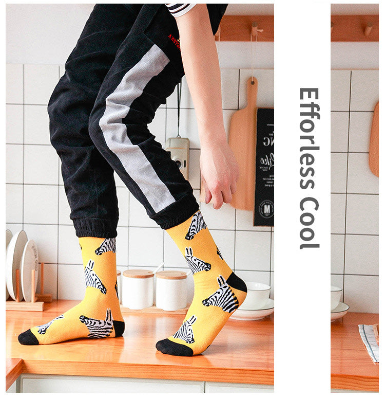Mox JT Printed Autumn Funny Socks
