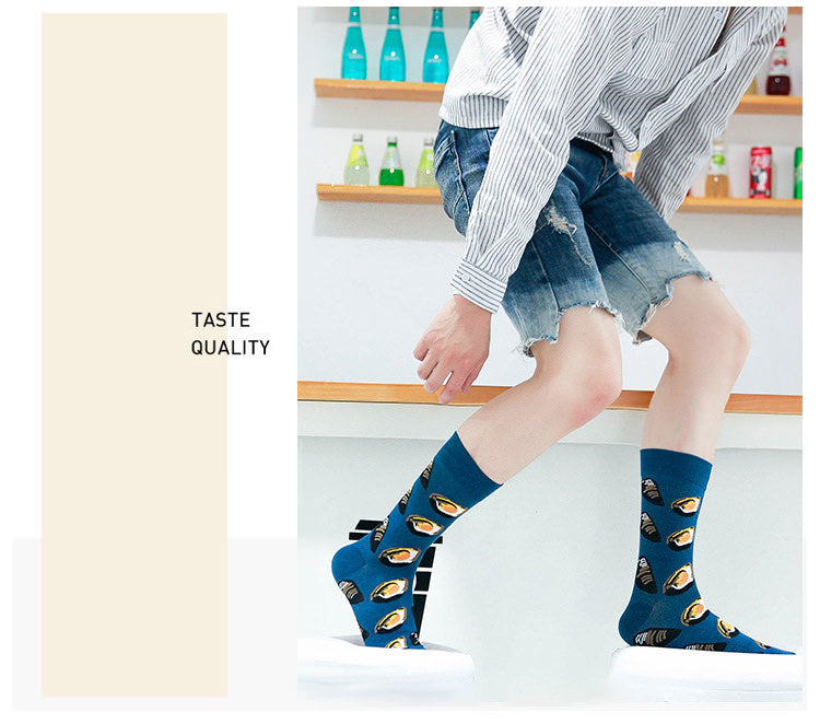 Mox JT Printed Autumn Funny Socks