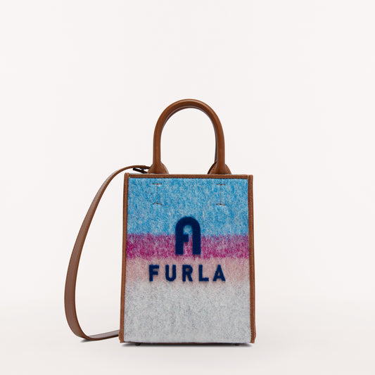 Furla 2way Opportunity Tote shoulder Bag WB00831BX15442157S cotton Blue