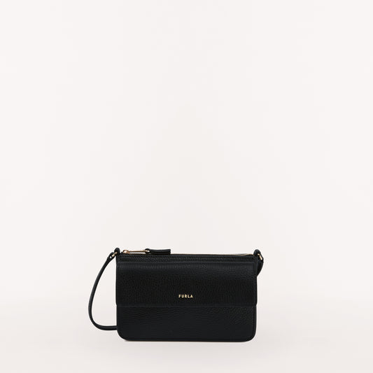 Furla Boheme Cross Body Bag - Petrolio/aubergine/rose in Green