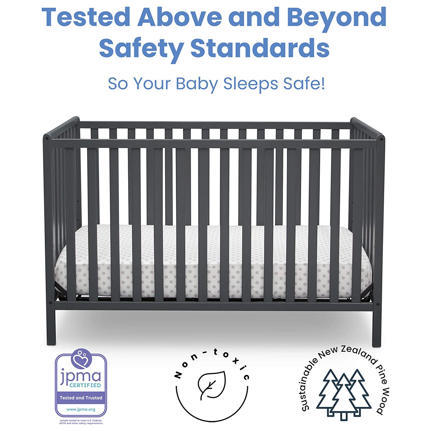 delta 4 in 1 crib