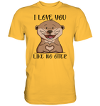 T-Shirt - "LIKE NO OTTER" - Men - Schweinchen's Shop - Unisex-Shirts - Gold / S