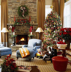 Christmas decoration ideas-living-room-decorations