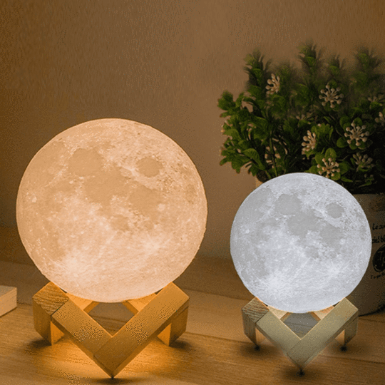 Master bedroom decor ideas Moon lamps