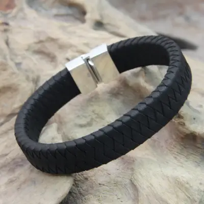 Men's Braided Leather Bracelet