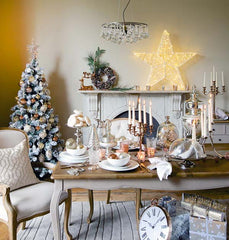 Modern Christmas decoration ideas Christmas-living-room-decorations