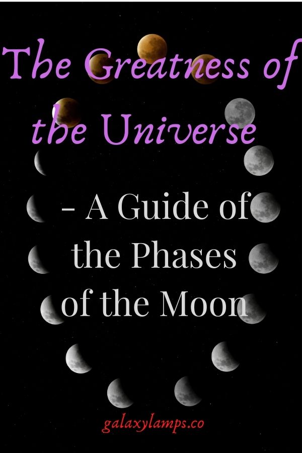 The Greatness of the Universe - A Guide of the Phases of the Moon  #moonphases moon phases art moon phases meaning moon phases aesthetic.