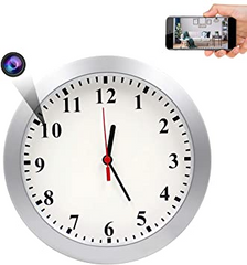 Wall Clock With Hidden Camera