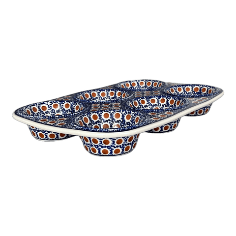 24 Cup Mini Muffin Pan (Into the Deep)  NDA168-75 - The Polish Pottery  Outlet