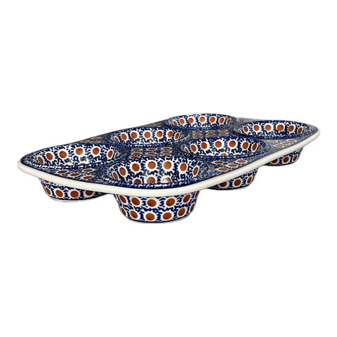 24 Cup Mini Muffin Pan (Into the Deep)  NDA168-75 - The Polish Pottery  Outlet