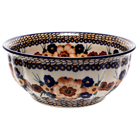 The 2.5 Quart Batter Bowl (Fiesta)  D014U-U1 - The Polish Pottery Outlet