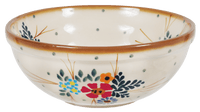 A picture of a Polish Pottery 6" Bowl (Country Pride) | M089T-GM13 as shown at PolishPotteryOutlet.com/products/6-bowls-country-pride