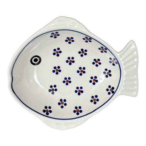 Small Fish Platter (Gothic)  S014T-13 - The Polish Pottery Outlet