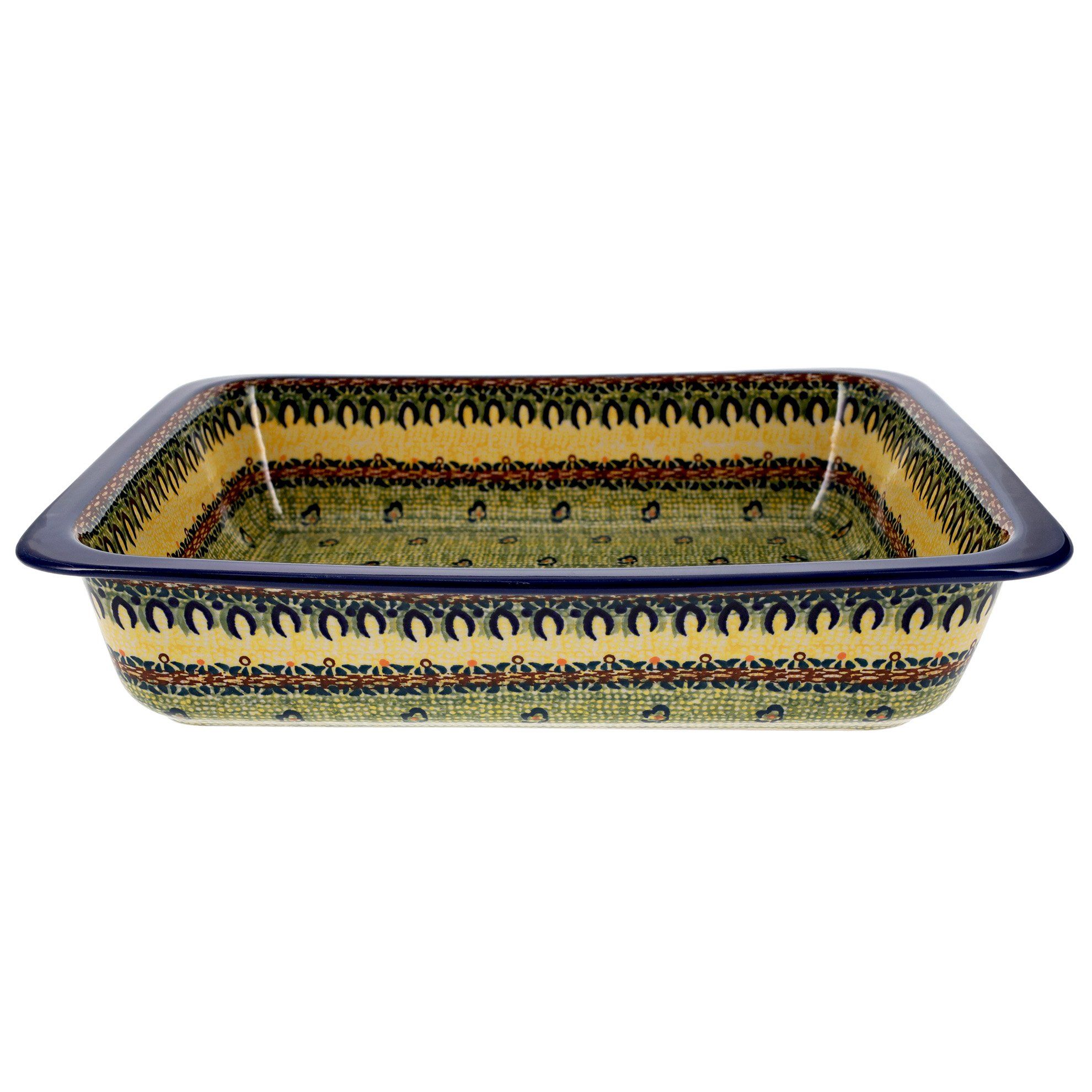 deep dish ceramic lasagna pan