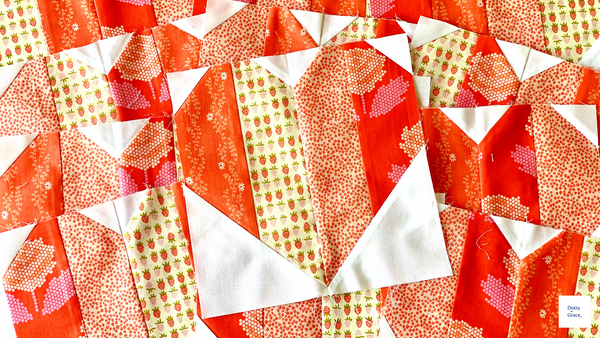 Infinite Hearts - Orange made by Dotty and Grace