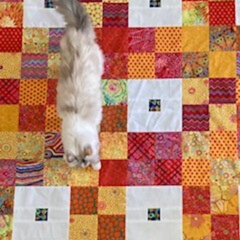 Mint Patch Quilt by Tatyana @lolathamel