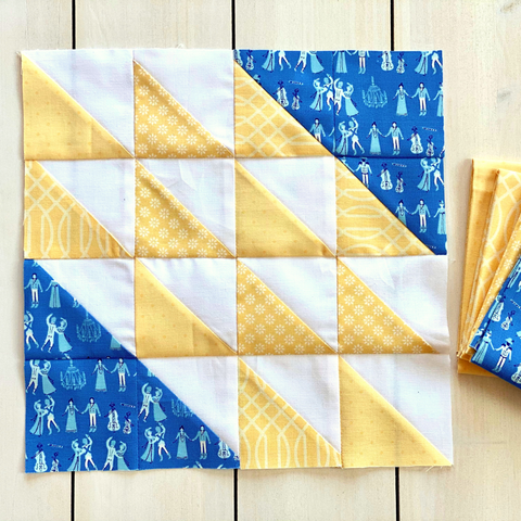 Ocean Waves Block by Janelle from Dotty and Grace