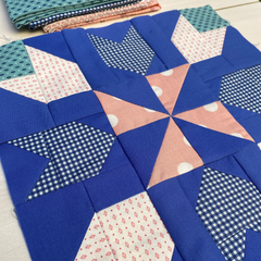 2022 Block Challenge – Block 4 stitched by Janelle of Dotty and Grace