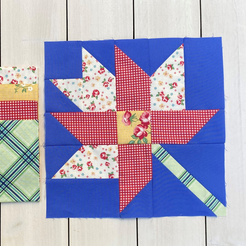 Autumn Leaf Block by Janelle of Dotty and Grace RBD Block Challenge