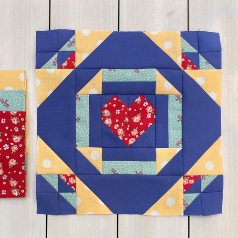 Sweetheart Block - RBD Block Challenge 2022 Janelle of Dotty and Grace