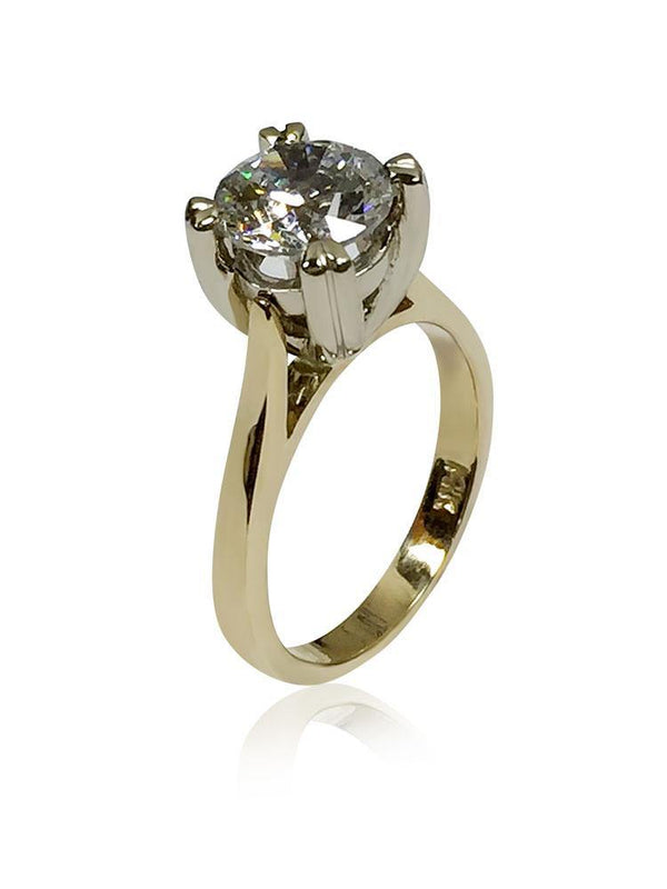 Ladies NEW size 7 Diamond Silver Cubic Zirconia Ring | Cubic zirconia rings,  Diamond, Silver