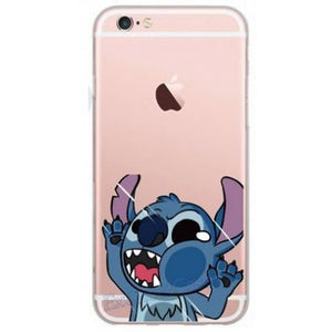 coque stitch rose iphone 7