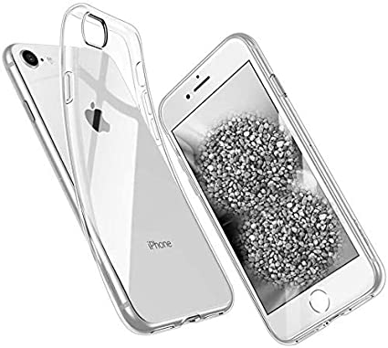 OCATHNON® Coque Iphone 7 TPU Silicone Transparent Protection 360 °Anti Chute Ultra Mince Housse Etui de Protection