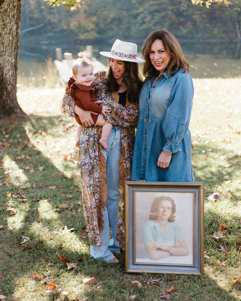 Stella Boutique Owner, Jill Benson, her daughter Jessica, and granddaughter Scout