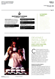 Interview pour le Magazine Arts & Gastronomie - hiver 2014