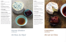 Fromage & Thé : Couleurs de thé - Textures de fromage