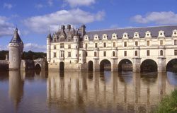 Chenonceau castle in the Loire Valley, France.
