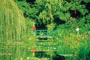 The famous bridge at Monet's garden near Giverny.