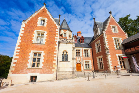 The exterior Clos Luce mansion in Amboise.