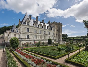 The gardens on the grounds of Villandry, France.