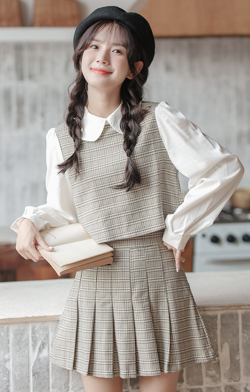 レディースHerlipto♡Scallop Frayed Tweed Skirt