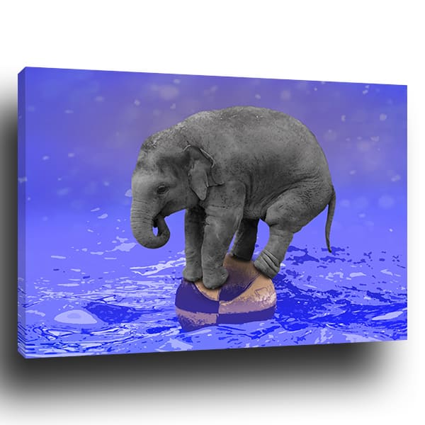 Tableau Elephant Chambre Bebe Royaume Du Tableau