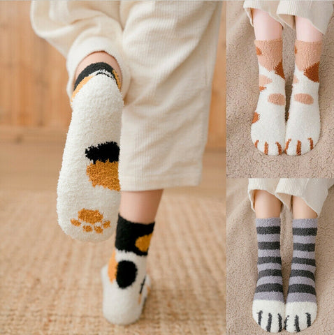 SockPaws™ - Cute Cat Paw Socks (5 Pack) (One Size) – Cattached