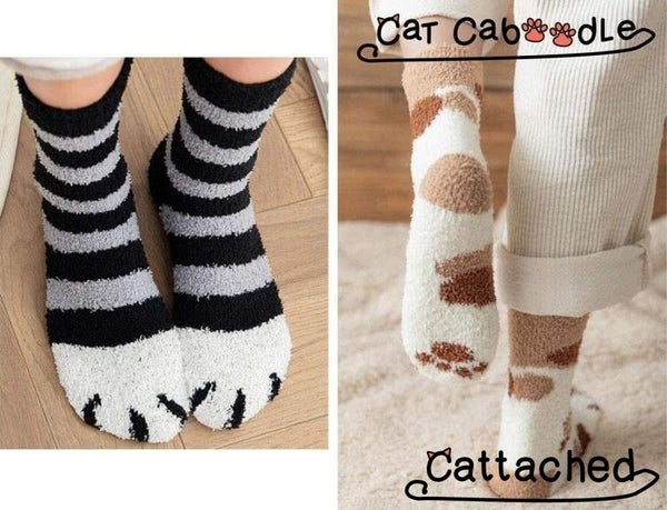 SockPaws™ - Cute Cat Paw Socks (5 Pack) (One Size) – Cattached