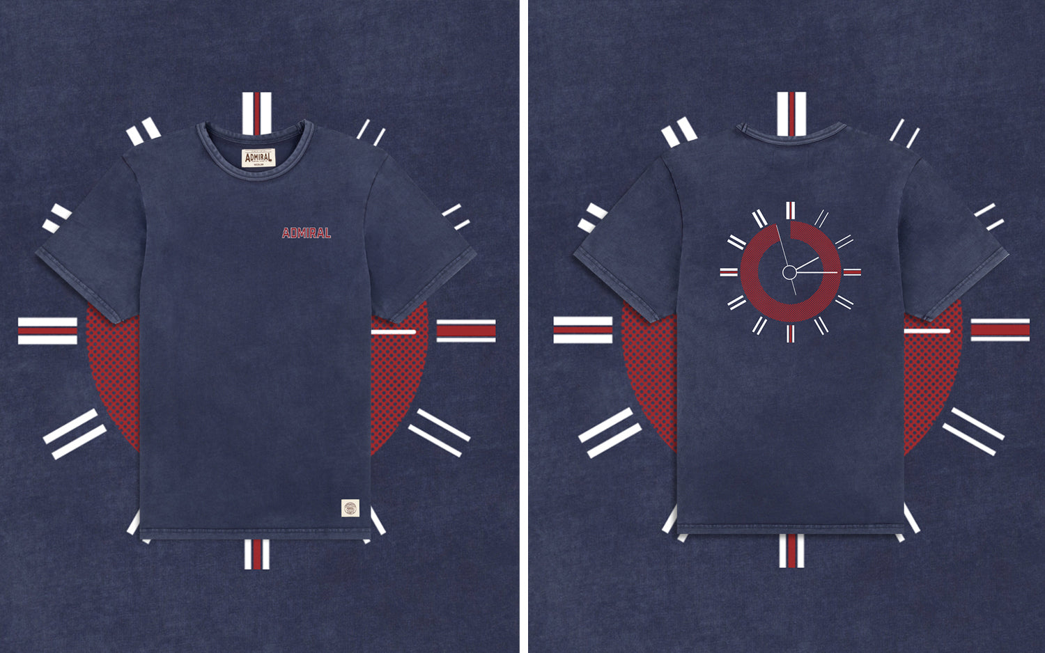 Admiral Clock Graphic T-shirt