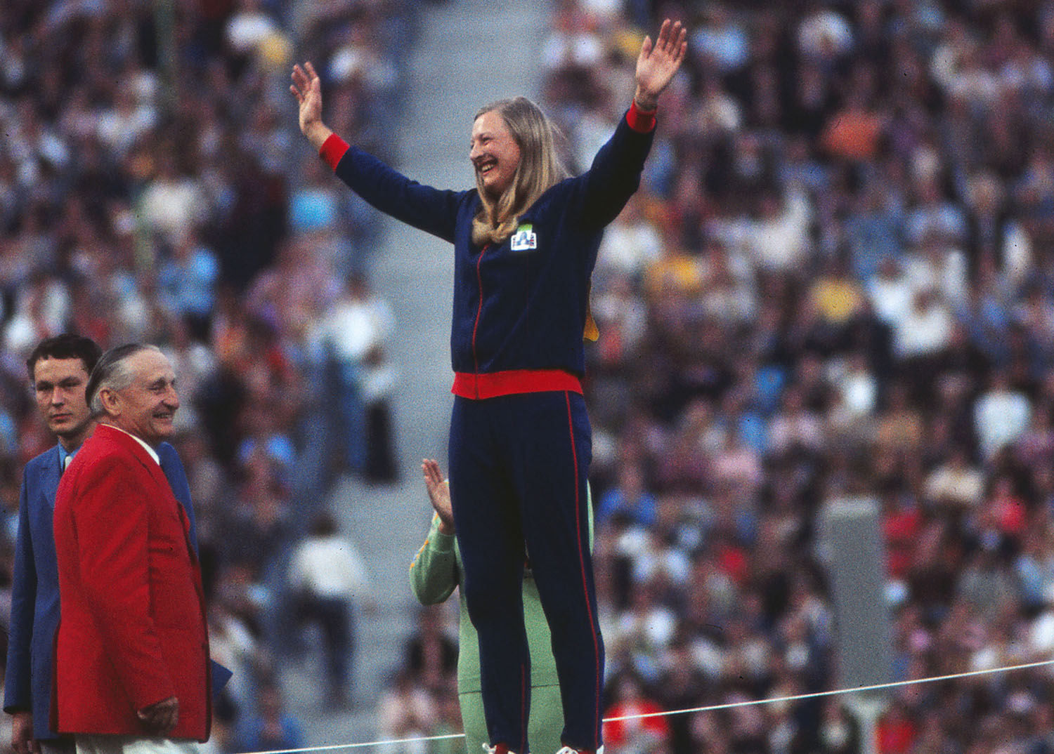 Mary Peters - Admiral at the 1972 Olympics with Team GB