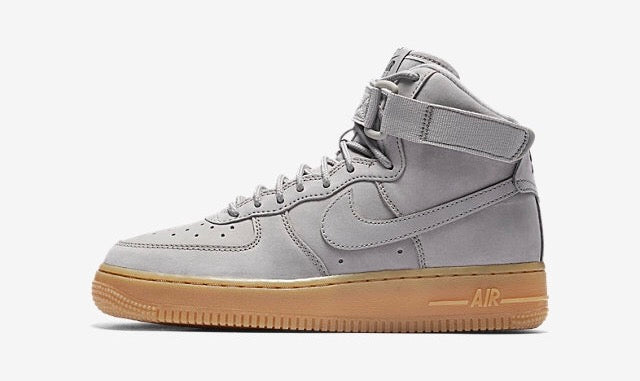 nike air force high grey