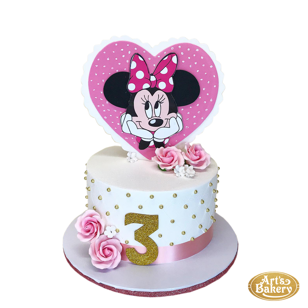 directorio bomba entrevista Art's Bakery Glendale | Minnie Mouse Heart Cake 30