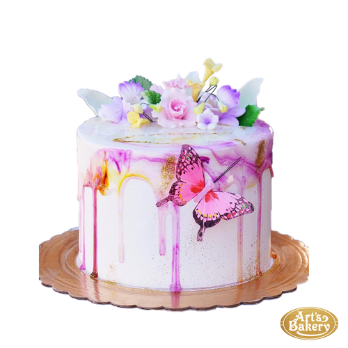 Art's Bakery Glendale | Cracked Design Cake 81