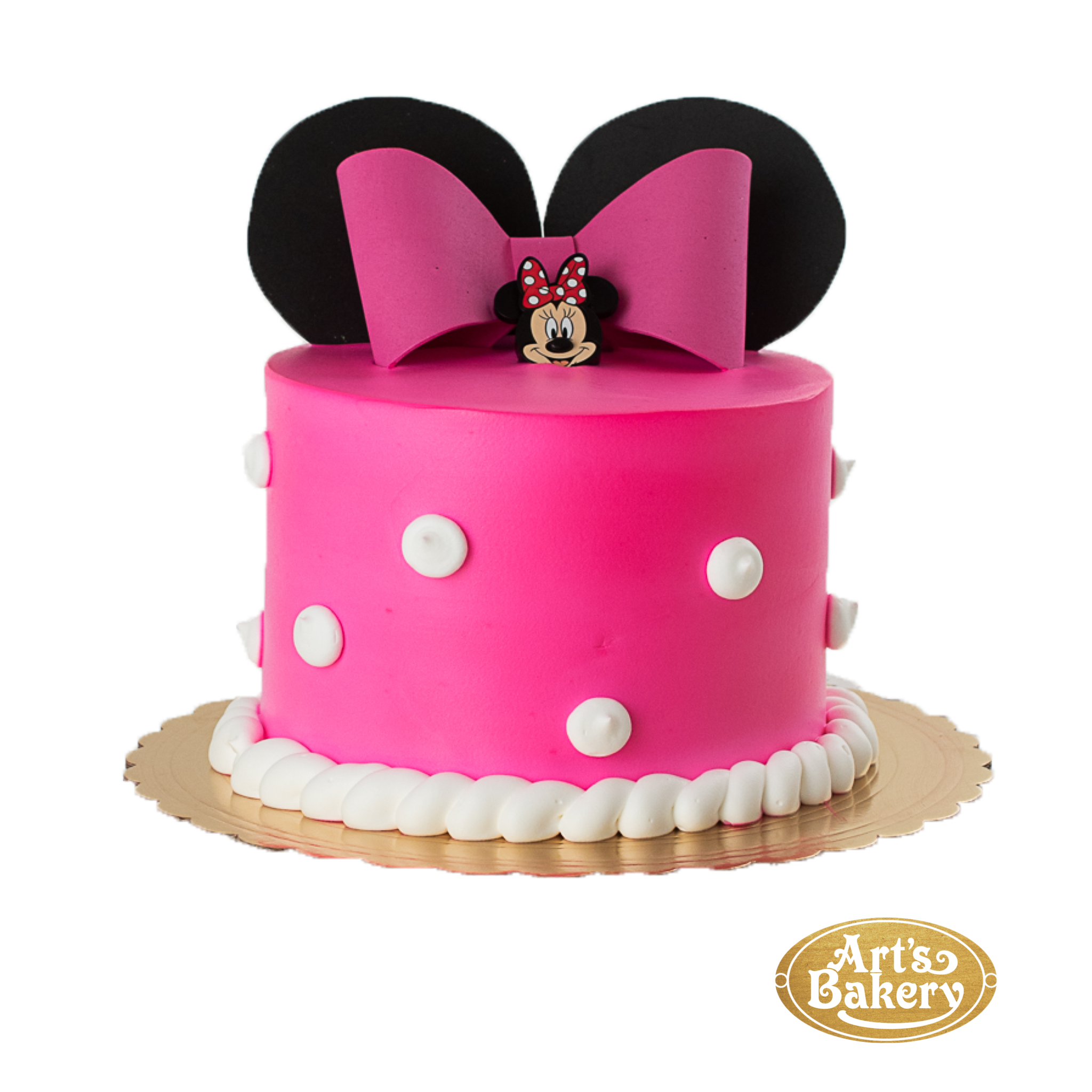 oración Desviación Ridículo Art's Bakery Glendale | Minnie Mouse Bow Pink Cake 135